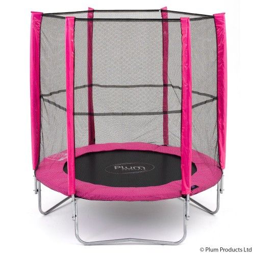Pink trampoline sales